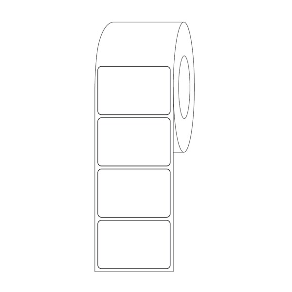 Label, Blank Direct Thermal 2" x 3"